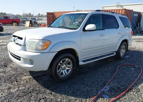 2005 Toyota Sequoia Limited V8 z USA, uszkodzony, nr VIN 5TDZT38AX5S252033